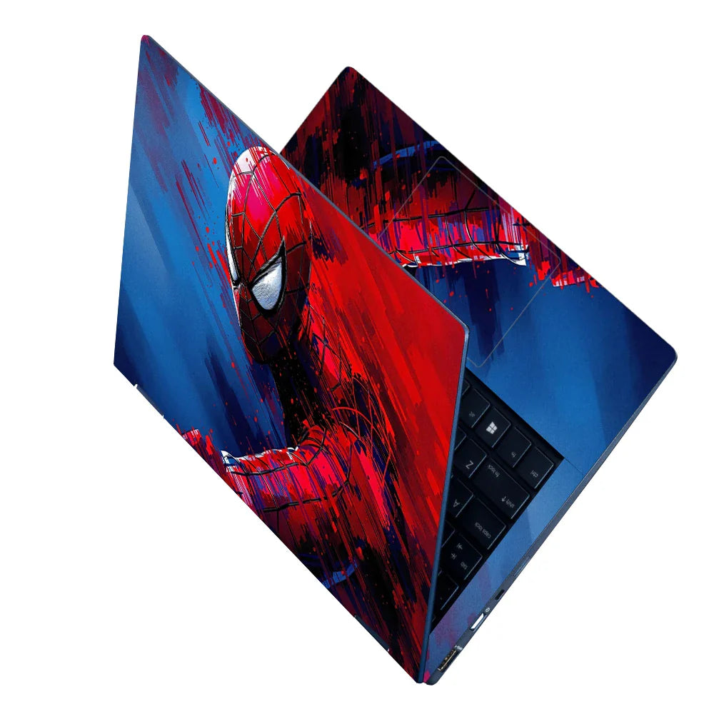 Universal Laptop Skin - Red and Blue Spider