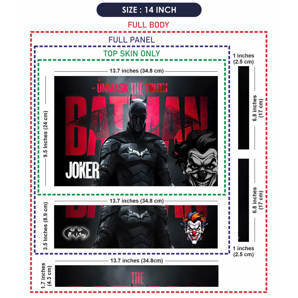 Universal Laptop Skin - Batman Joker