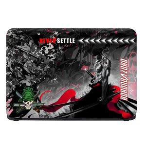 Laptop Skin - Never Settle Zoro Warrior Graffiti