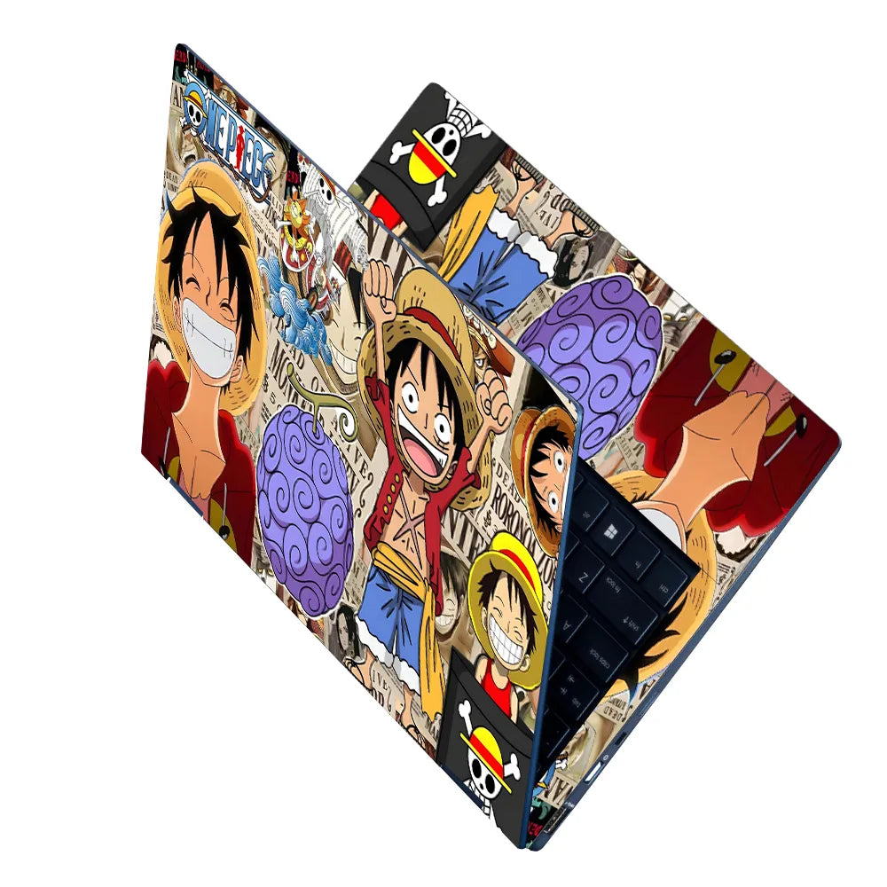 Laptop Skin - Vibrant Anime Pirate Adventure Cheerful Mood