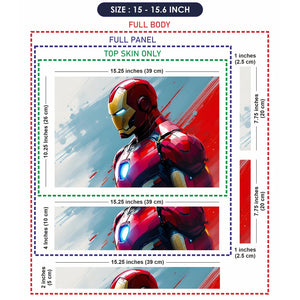 Universal Laptop Skin - Iron Man in Red Suit