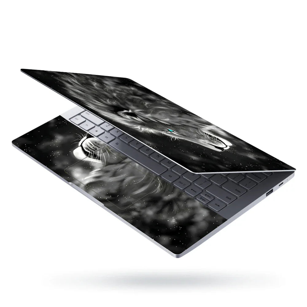 Universal Laptop Skin - Galaxy Tiger Blue Eyes
