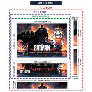 Universal Laptop Skin - Batman Dark Fire Poster