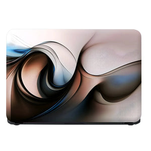 Laptop Skin - Fluid Abstract Waves Soft Tones