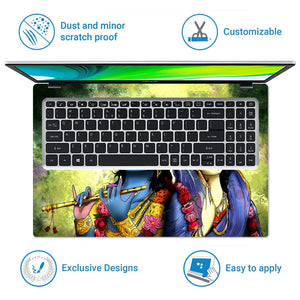 Universal Laptop Skin - Cute Radha Krishna