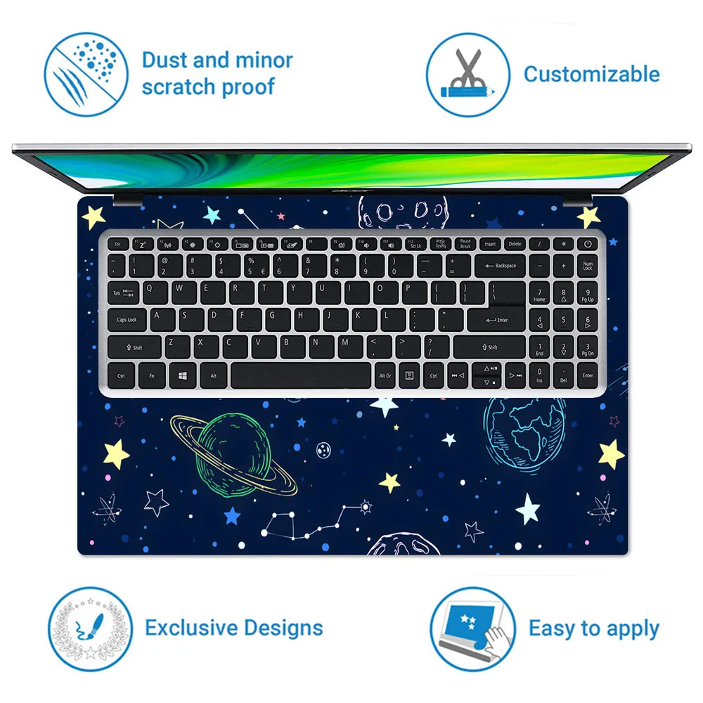 Universal Laptop Skin - Planet Space