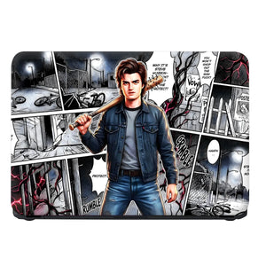 Laptop Skin - Dynamic Comic Hero Dark Mood