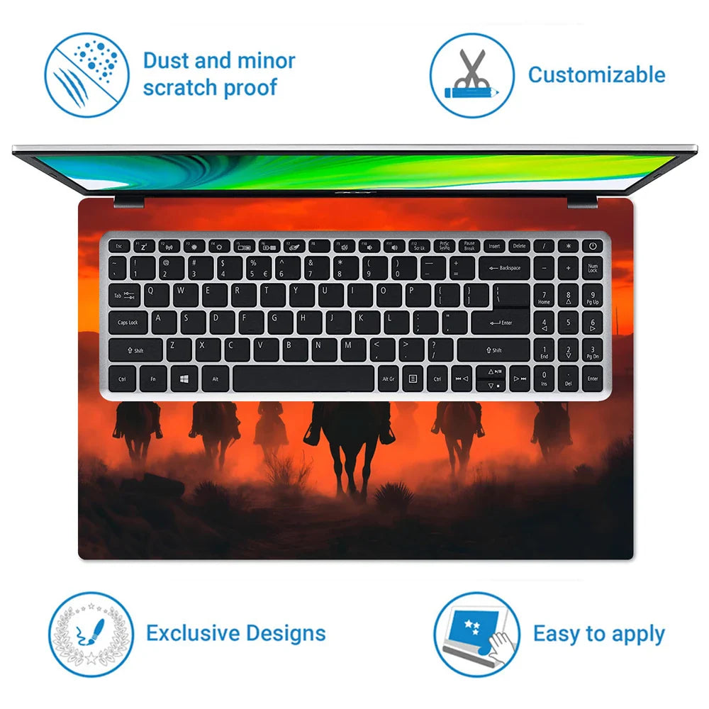 Universal Laptop Skin - Red Dead Redemption Evening Background