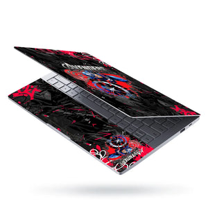 Laptop Skin - Graffiti Style Superhero Red Action