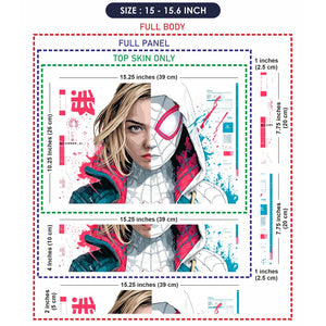 Universal Laptop Skin - Spider-Gwen Spider-Verse Pop Art