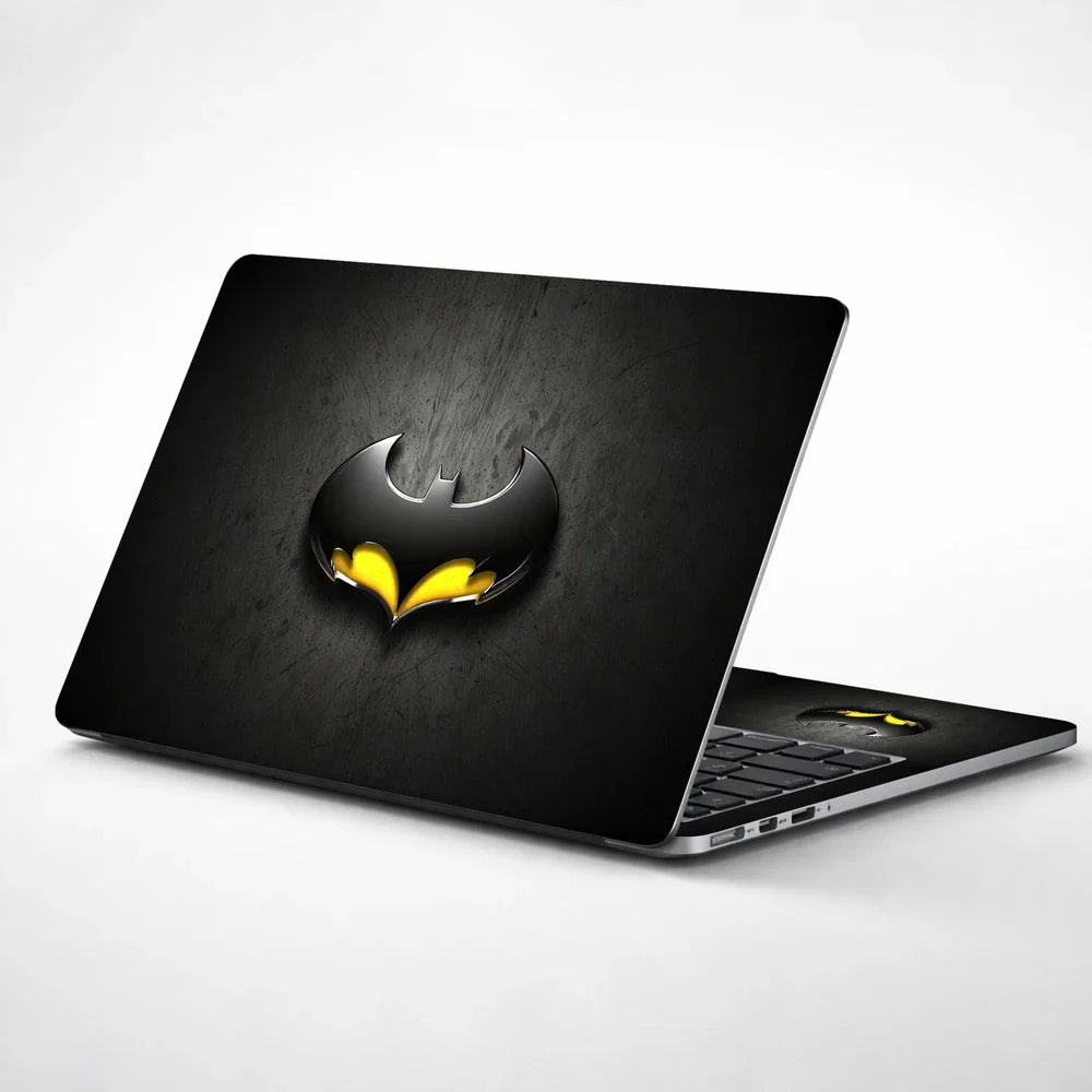 Universal Laptop Skin - Batman Logo Yellow