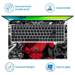 Universal Laptop Skin - Spiderman Action Pose