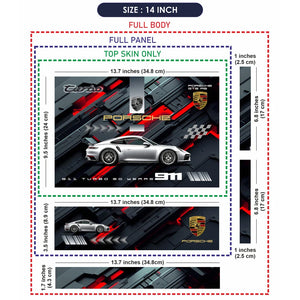 Universal Laptop Skin - Porsche 911 GT3 Turbo 50 Years