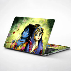 Universal Laptop Skin - Cute Radha Krishna