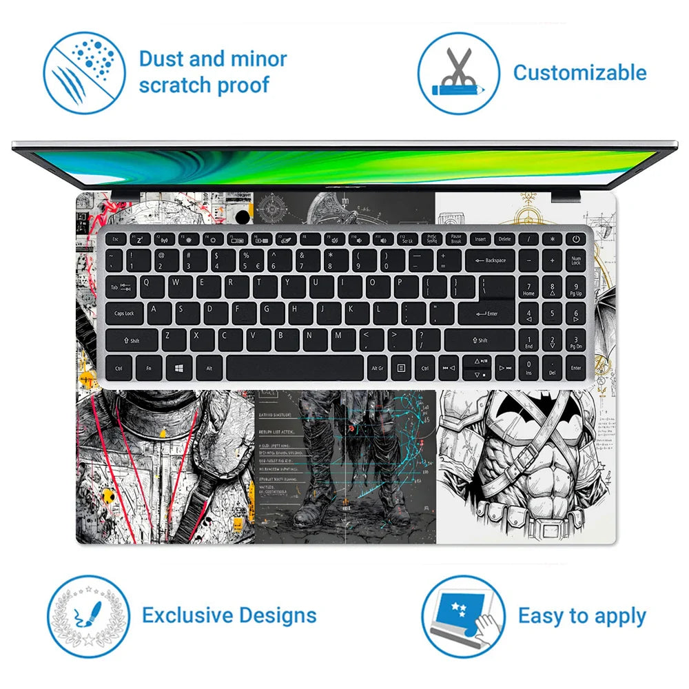 Universal Laptop Skin - Deadpool Wolverine Art
