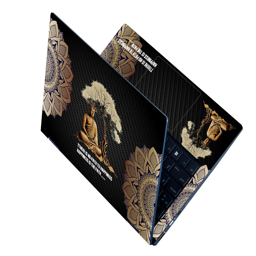 Universal Laptop Skin - Meditating Buddha Mandala