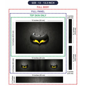 Universal Laptop Skin - Batman Logo Yellow