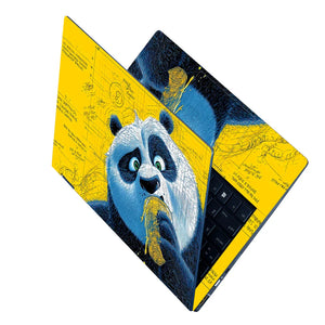 Universal Laptop Skin - Kung Fu Panda Po Yellow Pop Art