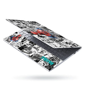 Universal Laptop Skin - Spider Hero BW Comic Art