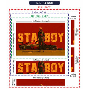 Universal Laptop Skin - Redbull Starboy