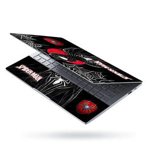 Universal Laptop Skin - Black Red Spider-Man Moon Design
