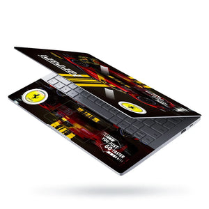 Universal Laptop Skin - Ferrari Speed Machine Red