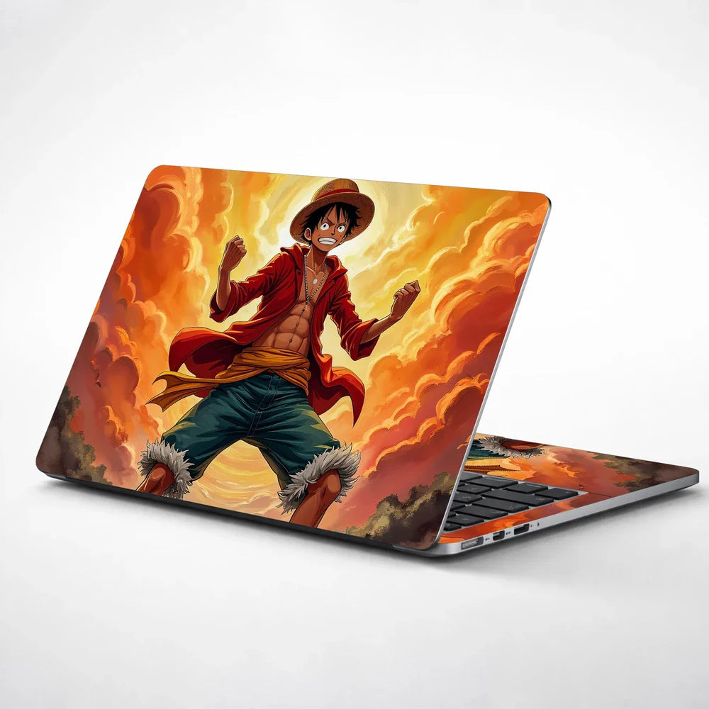 Universal Laptop Skin - Luffy Action Pose