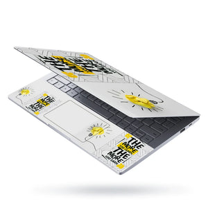 Universal Laptop Skin - The More You Learn Quotes