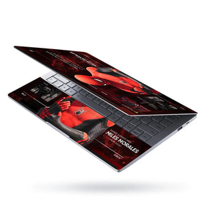 Universal Laptop Skin - Red Black Spider-Man Power Quote