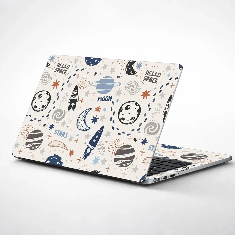 Universal Laptop Skin - Hello Space Moon