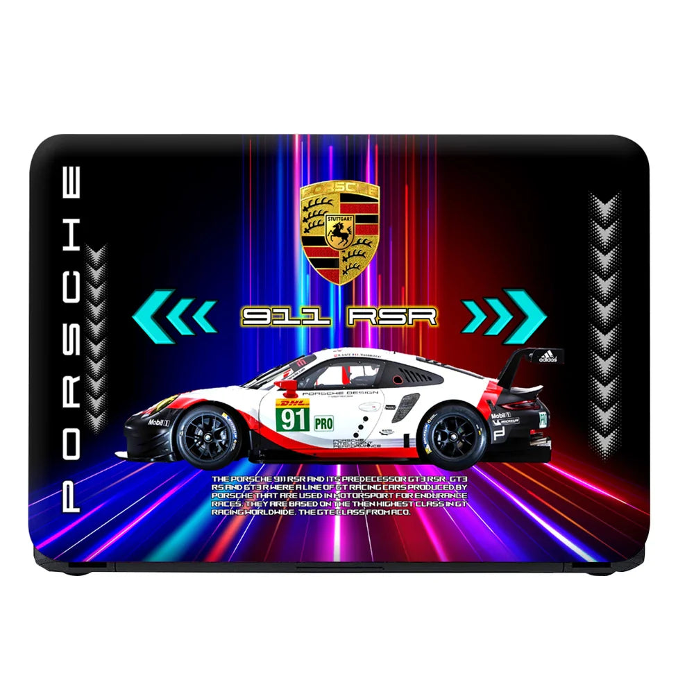 Universal Laptop Skin - Porsche Racing Street Glow