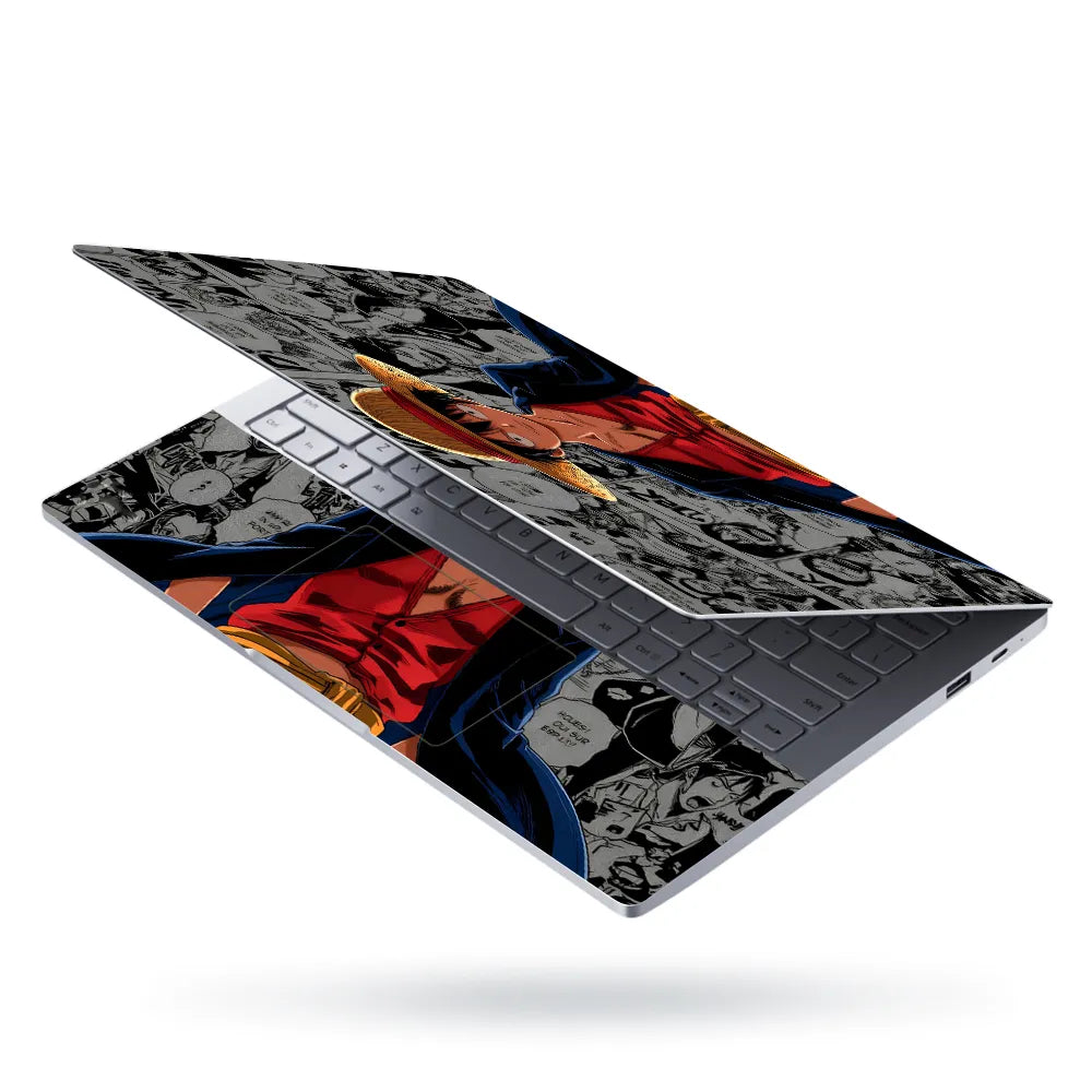 Laptop Skin - Anime Pirate Hero in Bold Colors