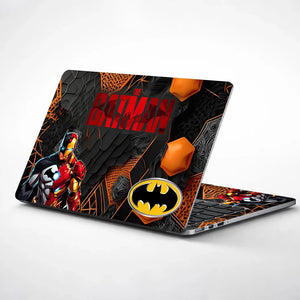 Universal Laptop Skin - The Batman vs Iron Man
