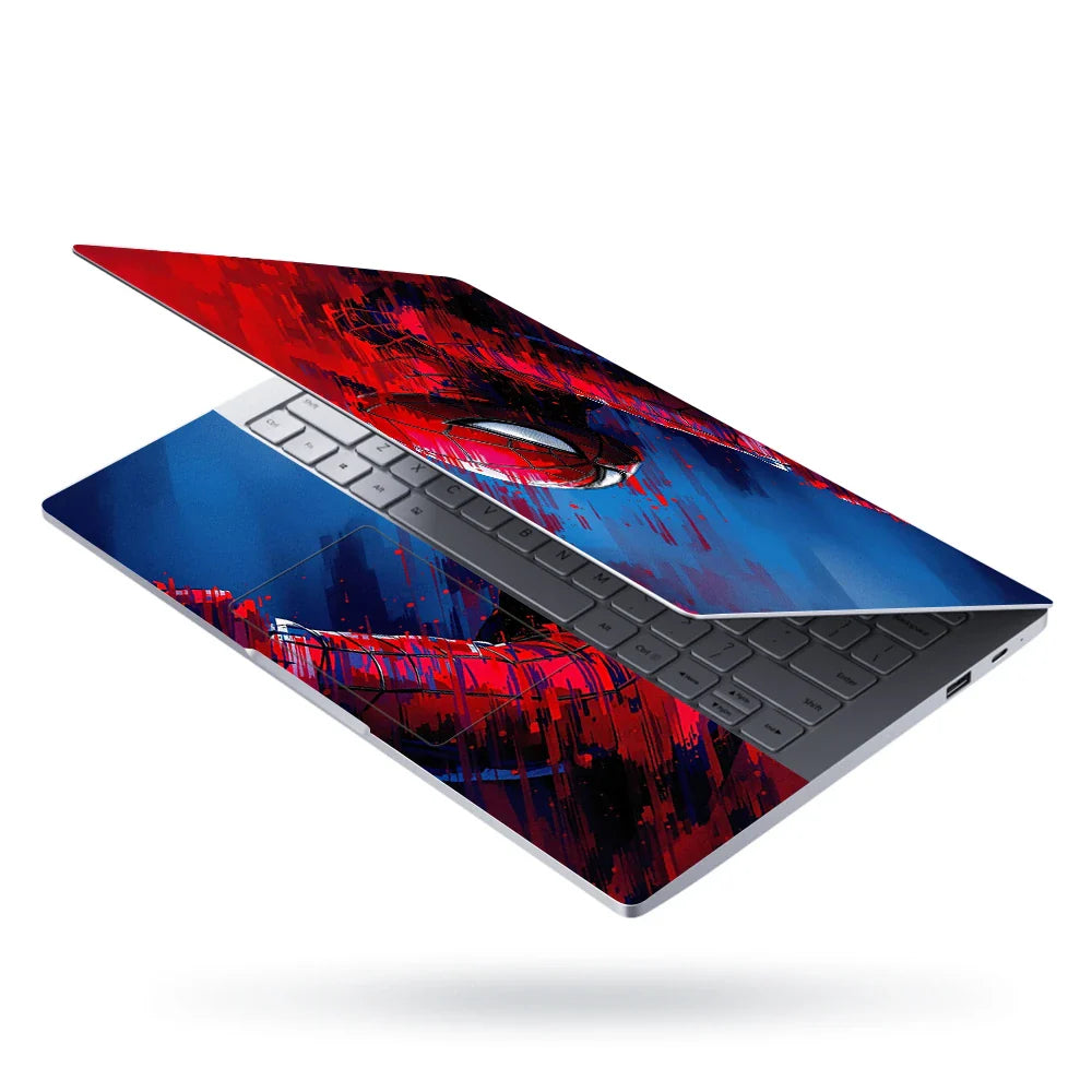 Universal Laptop Skin - Red and Blue Spider