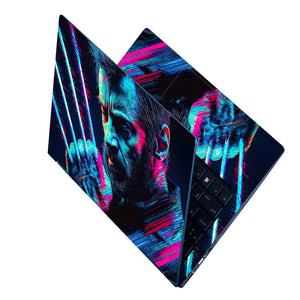 Laptop Skin - Vibrant Digital Portrait Heroic Mood