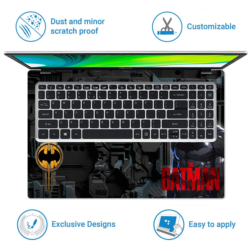 Universal Laptop Skin - The Batman & Joker