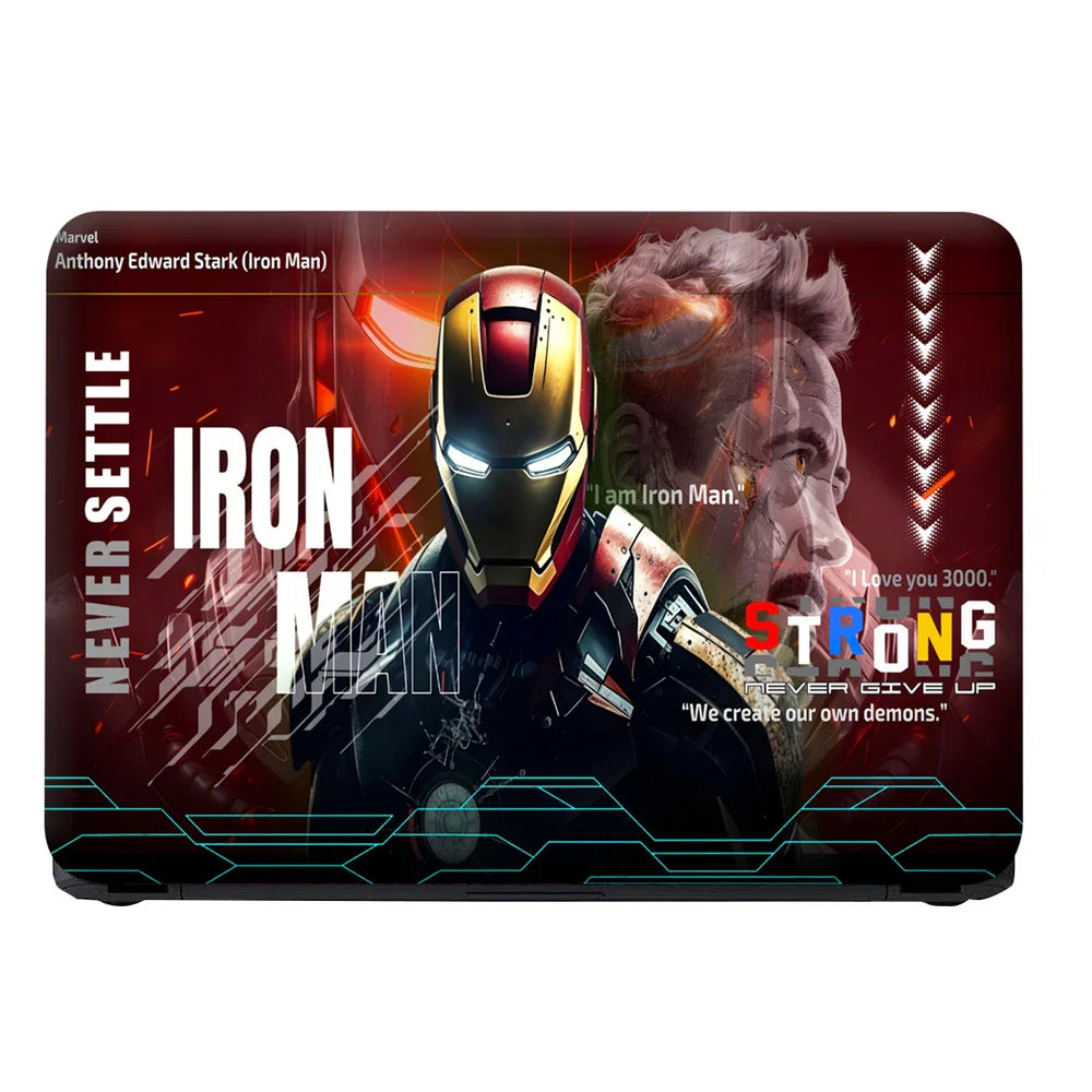 Universal Laptop Skin - Iron Man Stark Never Settle