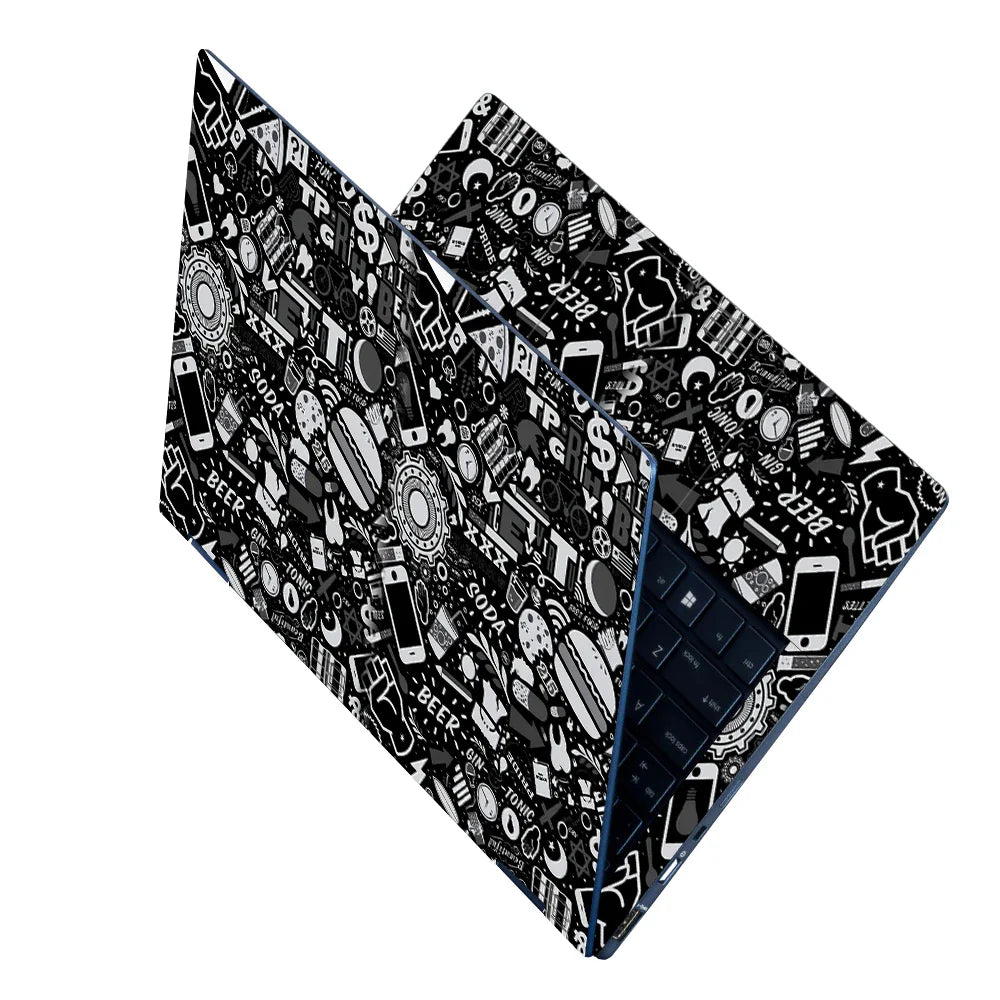 Universal Laptop Skin - Fast Food Soda Sticker Bomb
