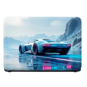 Universal Laptop Skin - Porsche Alpine Blue Ride