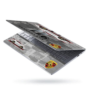 Universal Laptop Skin - Porsche 911 Classic Grey