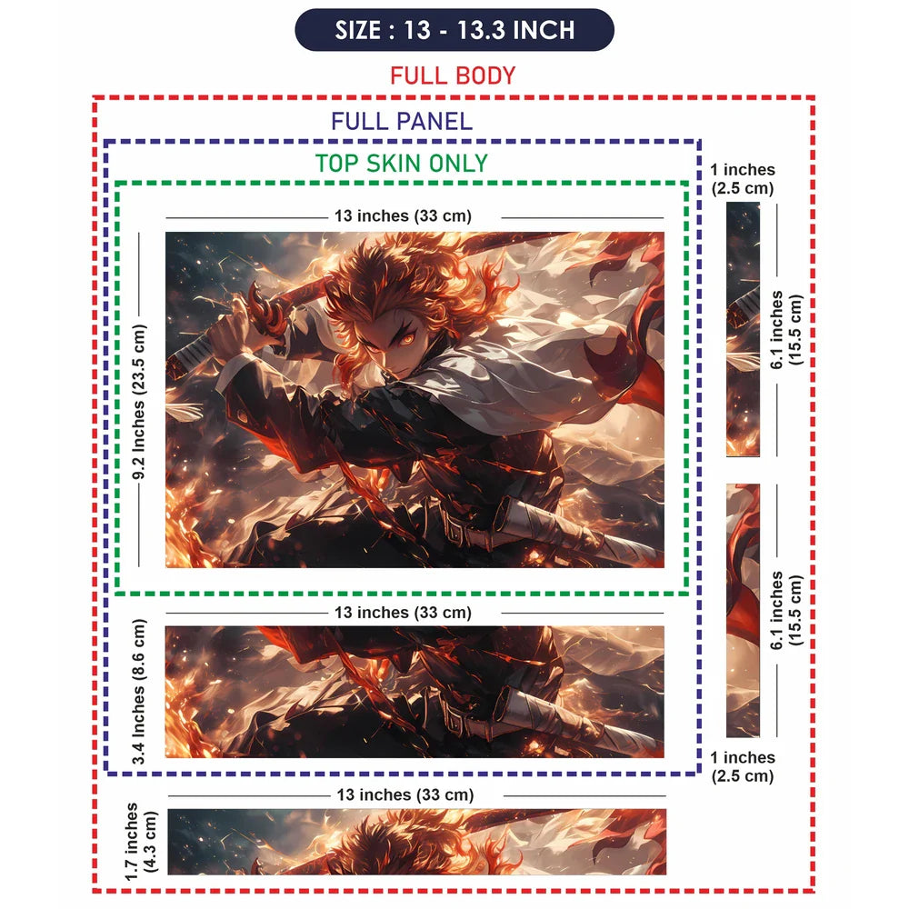 Universal Laptop Skin - Raging Demon