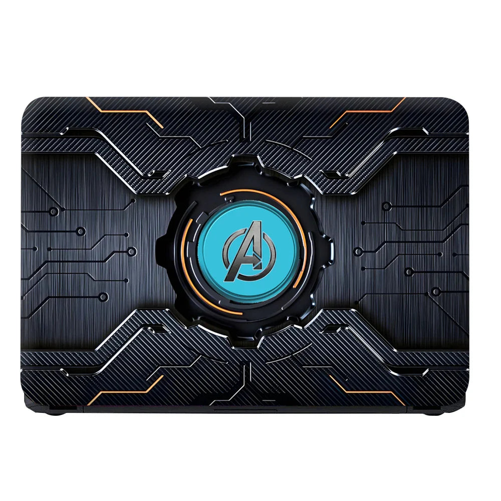 Universal Laptop Skin - Avengers Metal Tech Logo