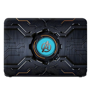 Universal Laptop Skin - Avengers Metal Tech Logo