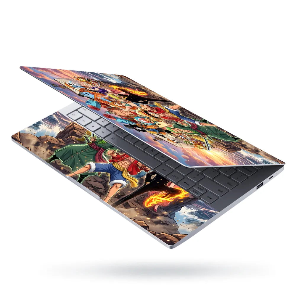 Laptop Skin - Vibrant Anime Pirate Crew Ocean Adventure