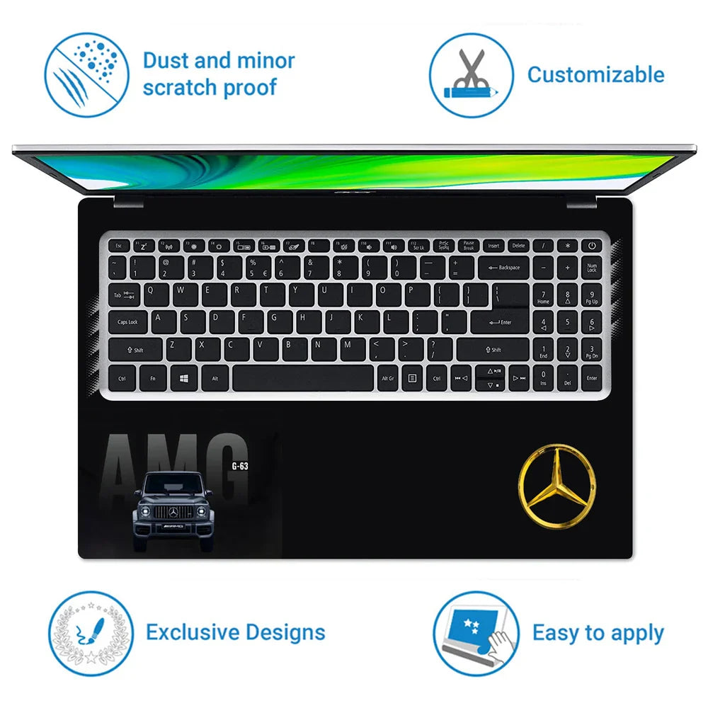Universal Laptop Skin - Mercedes AMG G63 Black