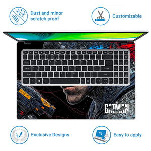 Laptop Skin - Futuristic Comic Batman Dark Mood
