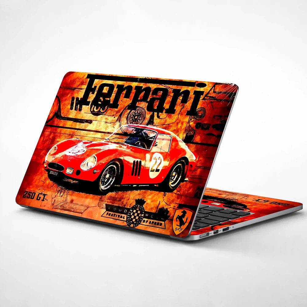 Universal Laptop Skin - Ferrari F40 Red