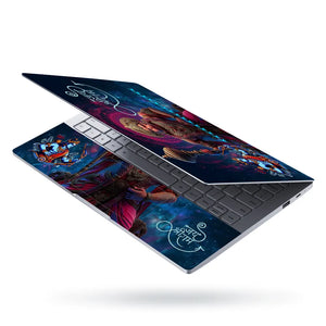 Laptop Skin - Lord Hanuman With Gada Shree Ram Artwork