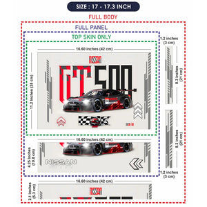 Universal Laptop Skin - Nissan GTR 500 Edition