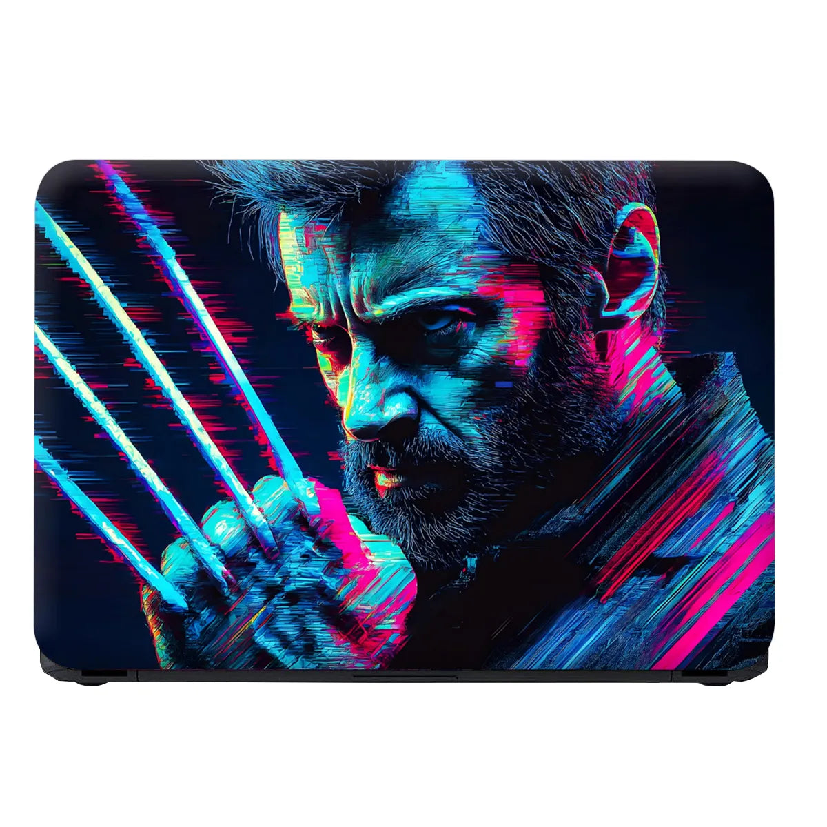 Laptop Skin - Vibrant Digital Portrait Heroic Mood